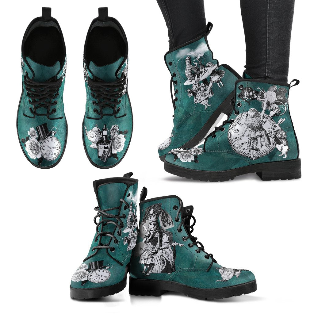 Combat Boots-Alice in Wonderland 65 Classic Series Vegan