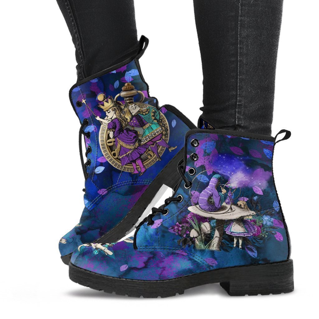 Combat Boots - Alice in Wonderland Gifts #22 Purple Series