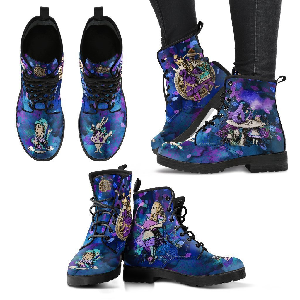 Combat Boots - Alice in Wonderland Gifts #22 Purple Series