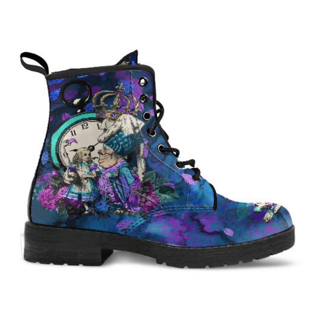Combat Boots - Alice in Wonderland Gifts #22 Purple Series