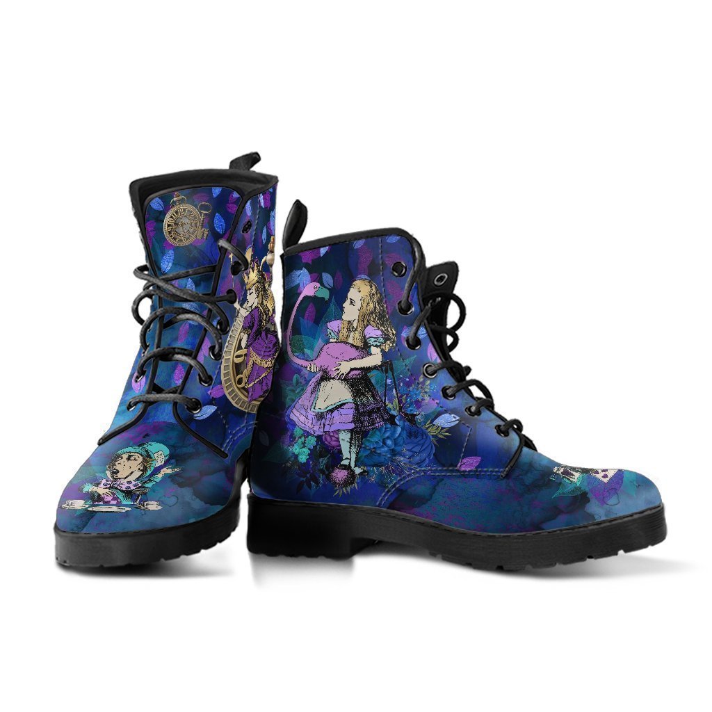 Combat Boots - Alice in Wonderland Gifts #22 Purple Series
