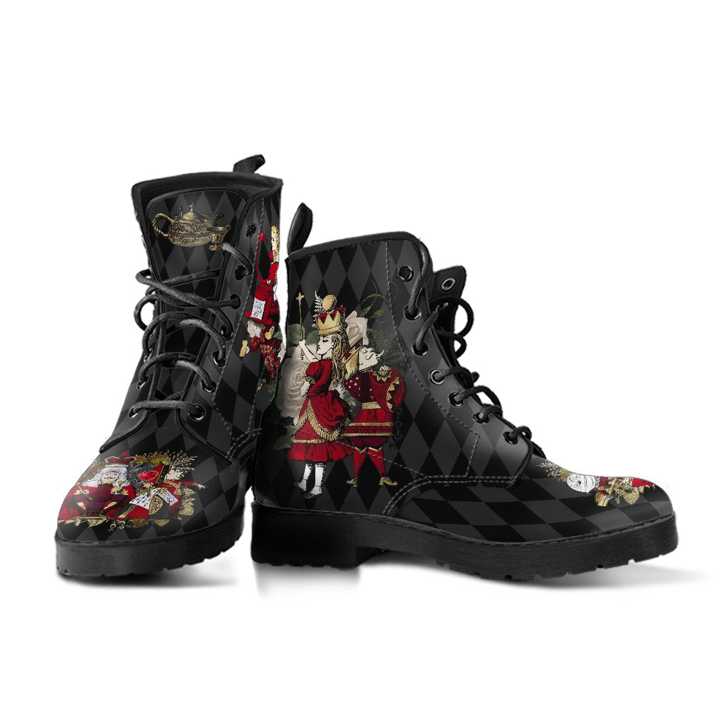 Combat Boots-Alice in Wonderland Gifts 33 Red Series