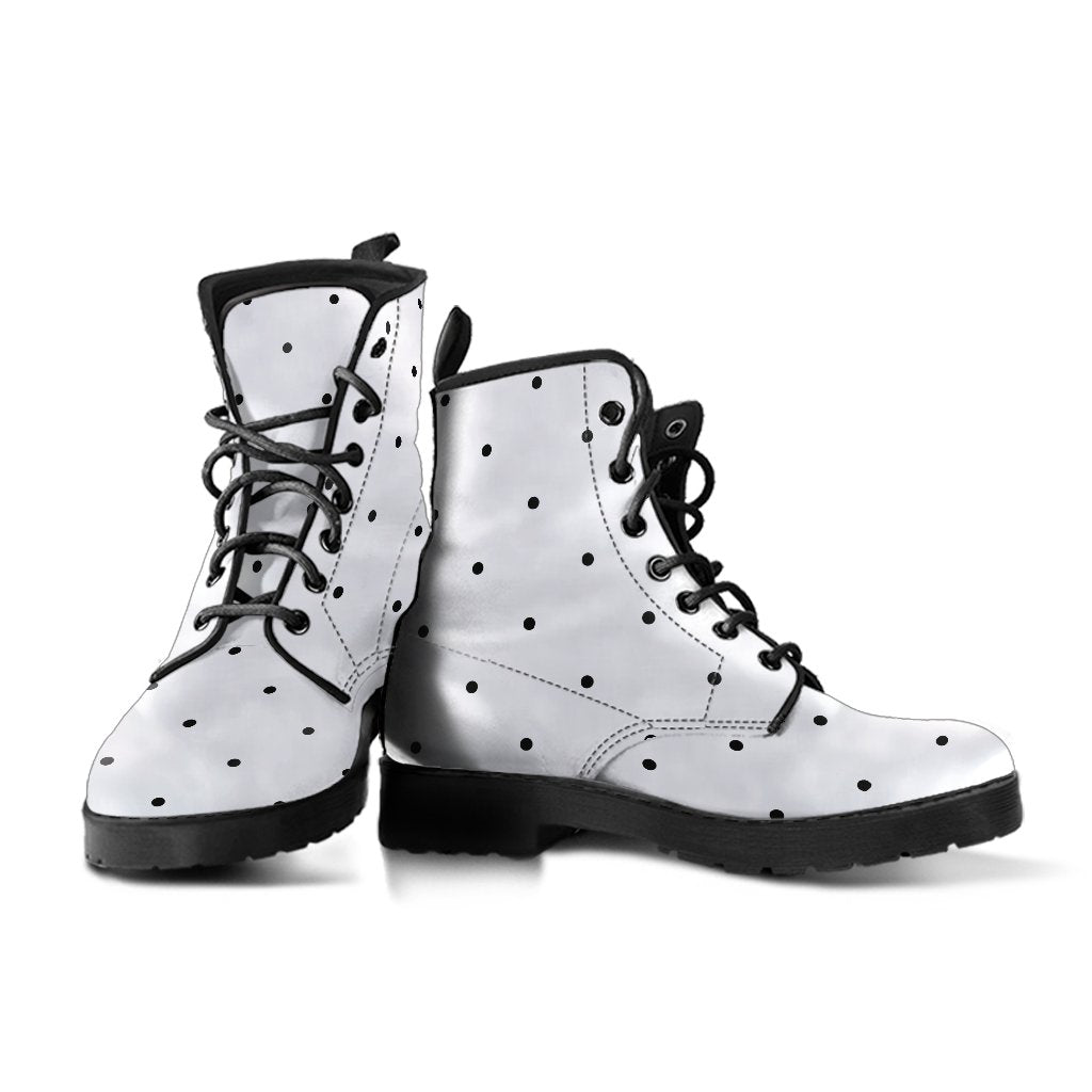 Combat Boots-Black and White Series 108 | ACES INFINITY