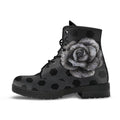 Combat Boots - Classic Roses | Boho Shoes Goth Boots Gothic 
