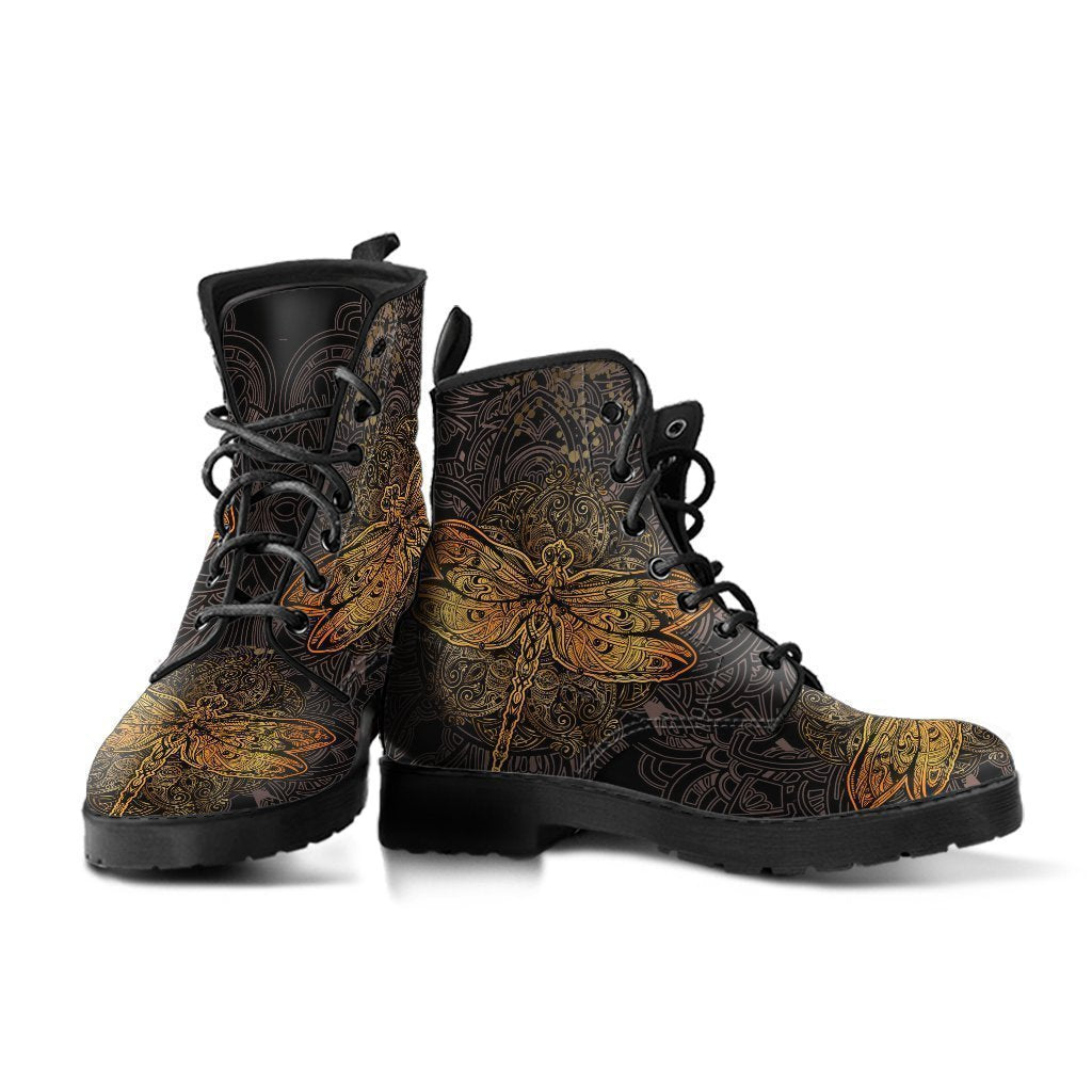 Combat Boots - Dragonfly | Vegan Lace Up Boots Women’s