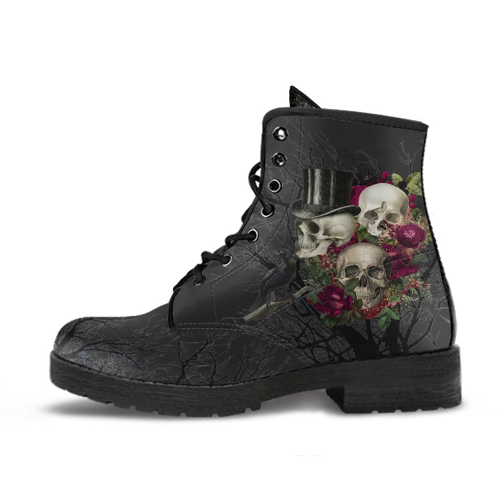 Combat Boots - Goth Shoes #23 Twigs | ACES INFINITY