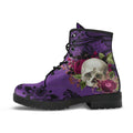 Combat Boots-Gothic Lace Print 103 Goth | ACES INFINITY
