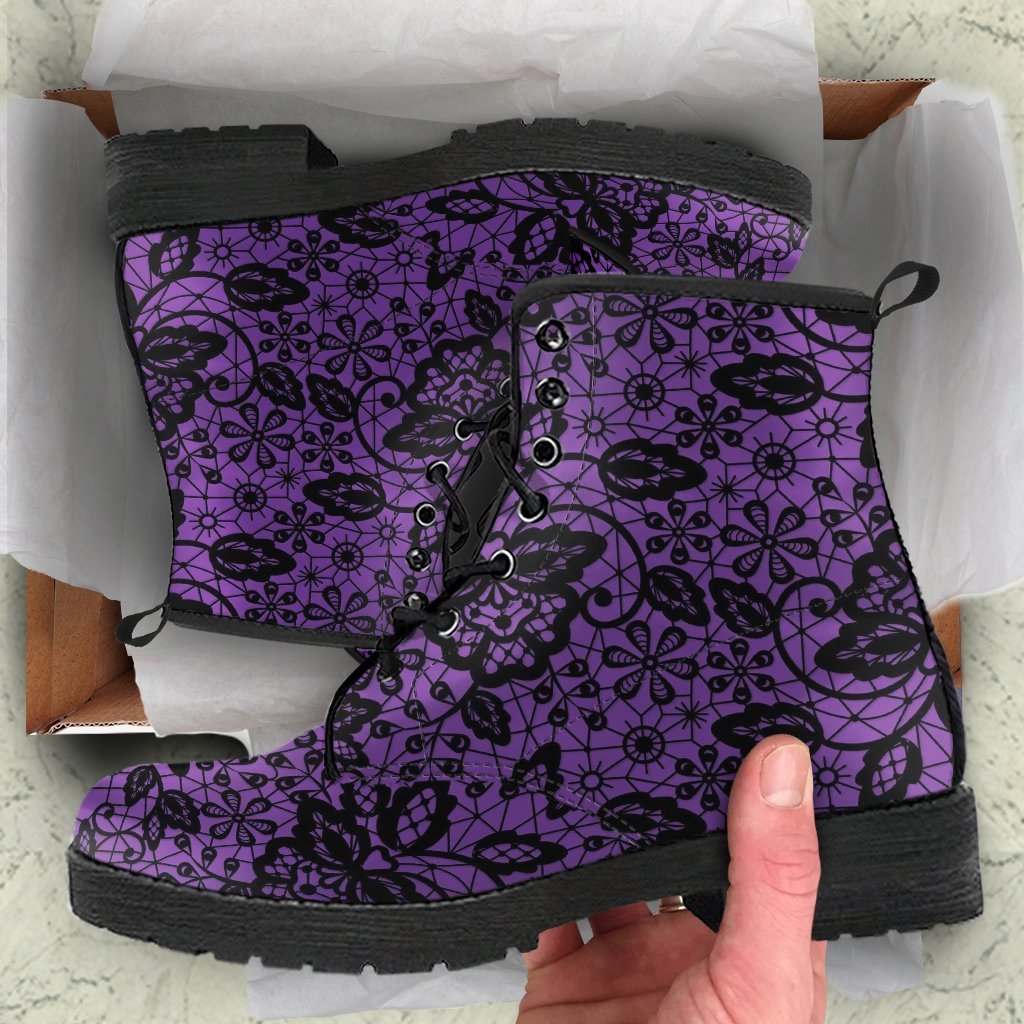 Combat Boots-Pattern 119 Purple | ACES INFINITY