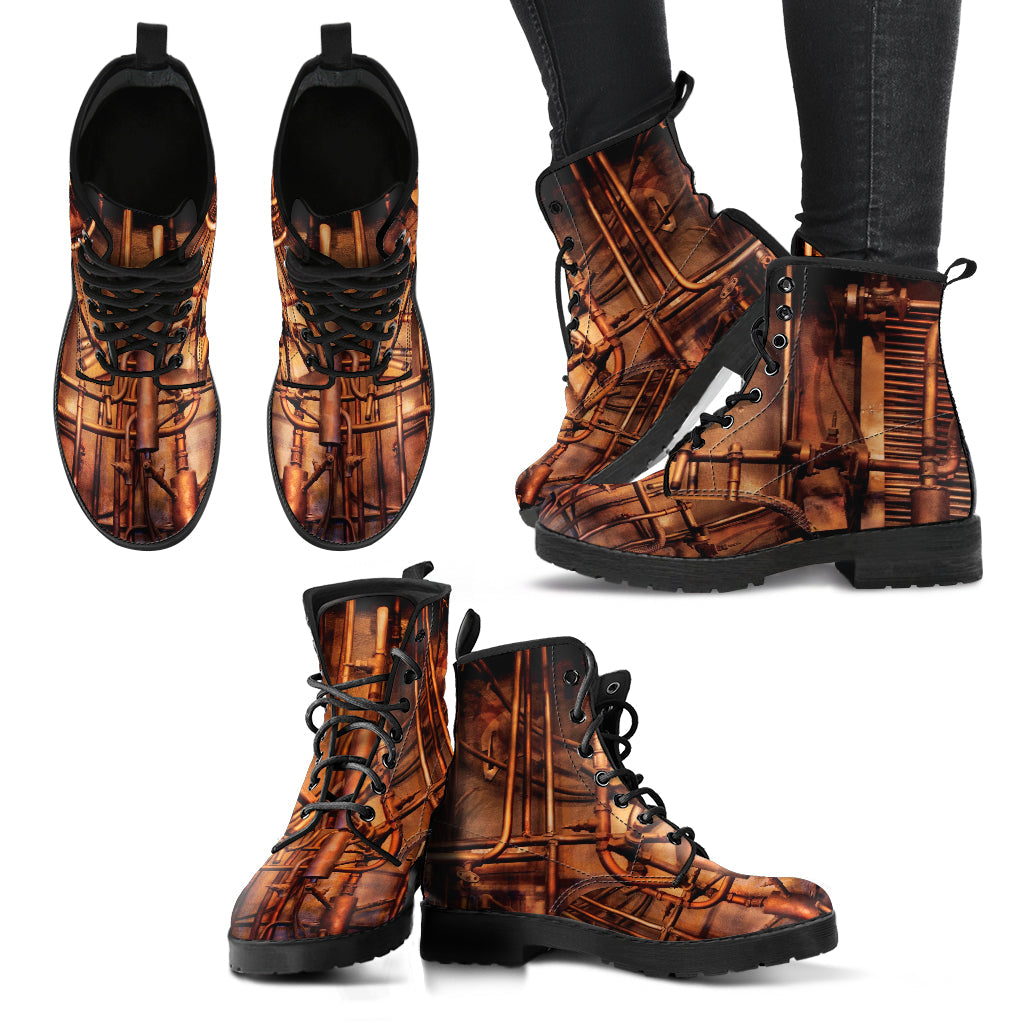 Combat Boots - Steampunk Inspired Design #104 | Grunge