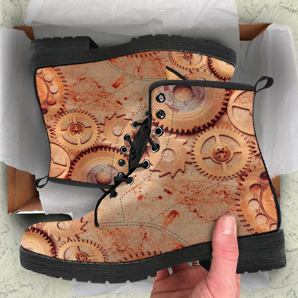 Combat Boots - Steampunk Inspired Design #107 | Grunge