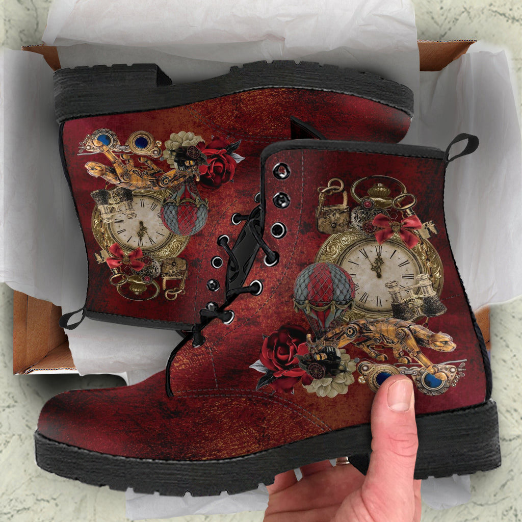 Combat Boots - Steampunk Inspired Design #109 | Grunge