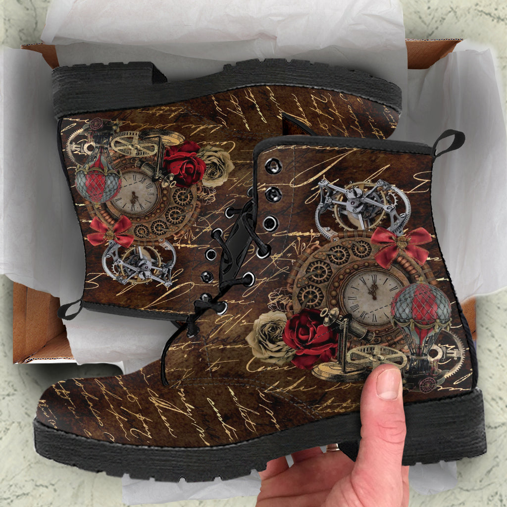 Combat Boots - Steampunk Inspired Design #111 | Grunge