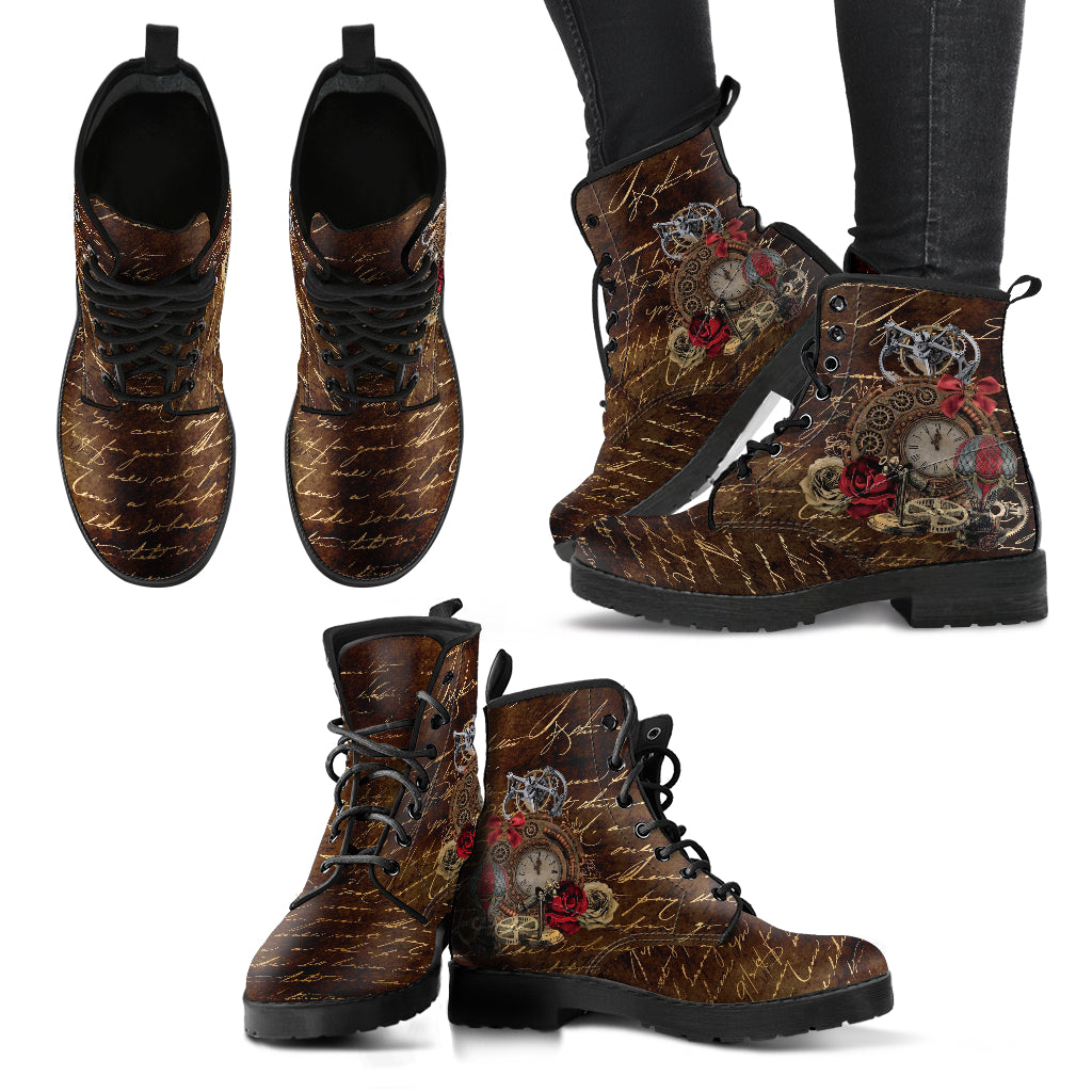 Combat Boots - Steampunk Inspired Design #111 | Grunge