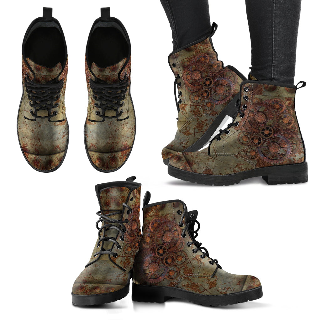 Combat Boots - Steampunk Inspired Design #112 | Grunge