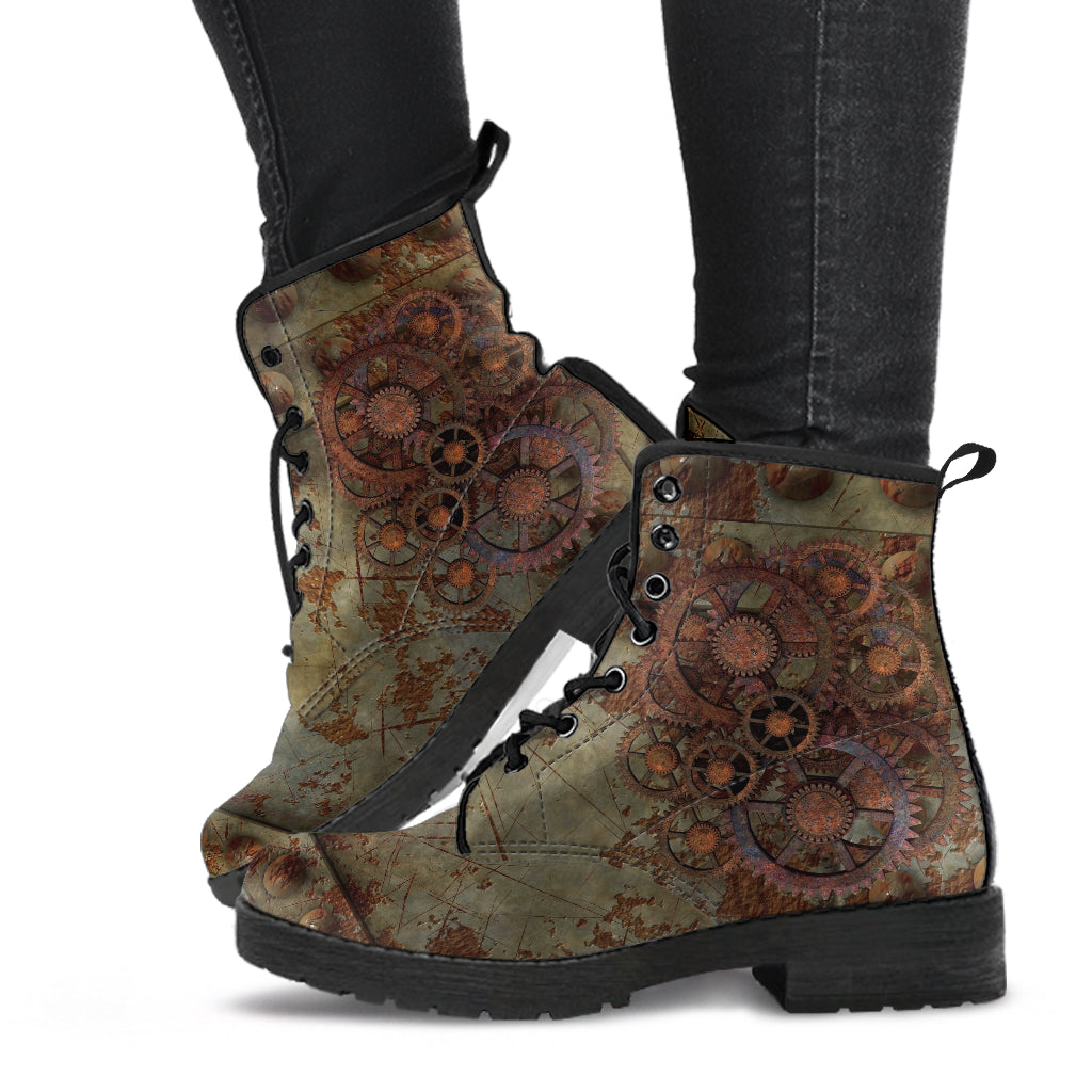 Combat Boots - Steampunk Inspired Design #112 | Grunge