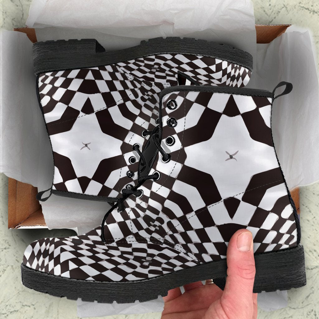 Combat Boots - Superstar | Black Boots Black Hipster Boots 