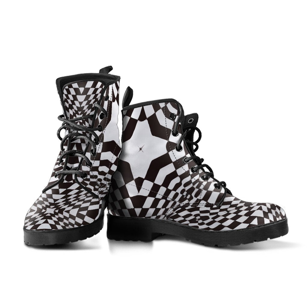 Combat Boots - Superstar | Black Boots Black Hipster Boots 