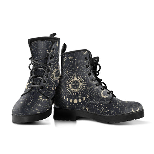 Combat Boots - The Sun | Women’s Boots Vegan Leather Lace