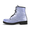 Combat Boots - Vintage Swirls | Purple Boots for Women 