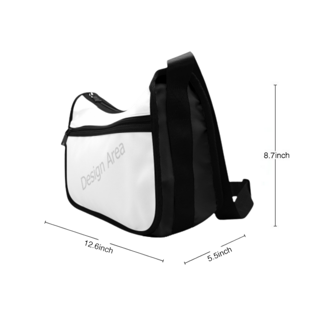 Crossbody Bag - Classic Black and White Houndstooth | ACES 