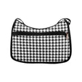 Crossbody Bag - Classic Black and White Houndstooth | ACES 