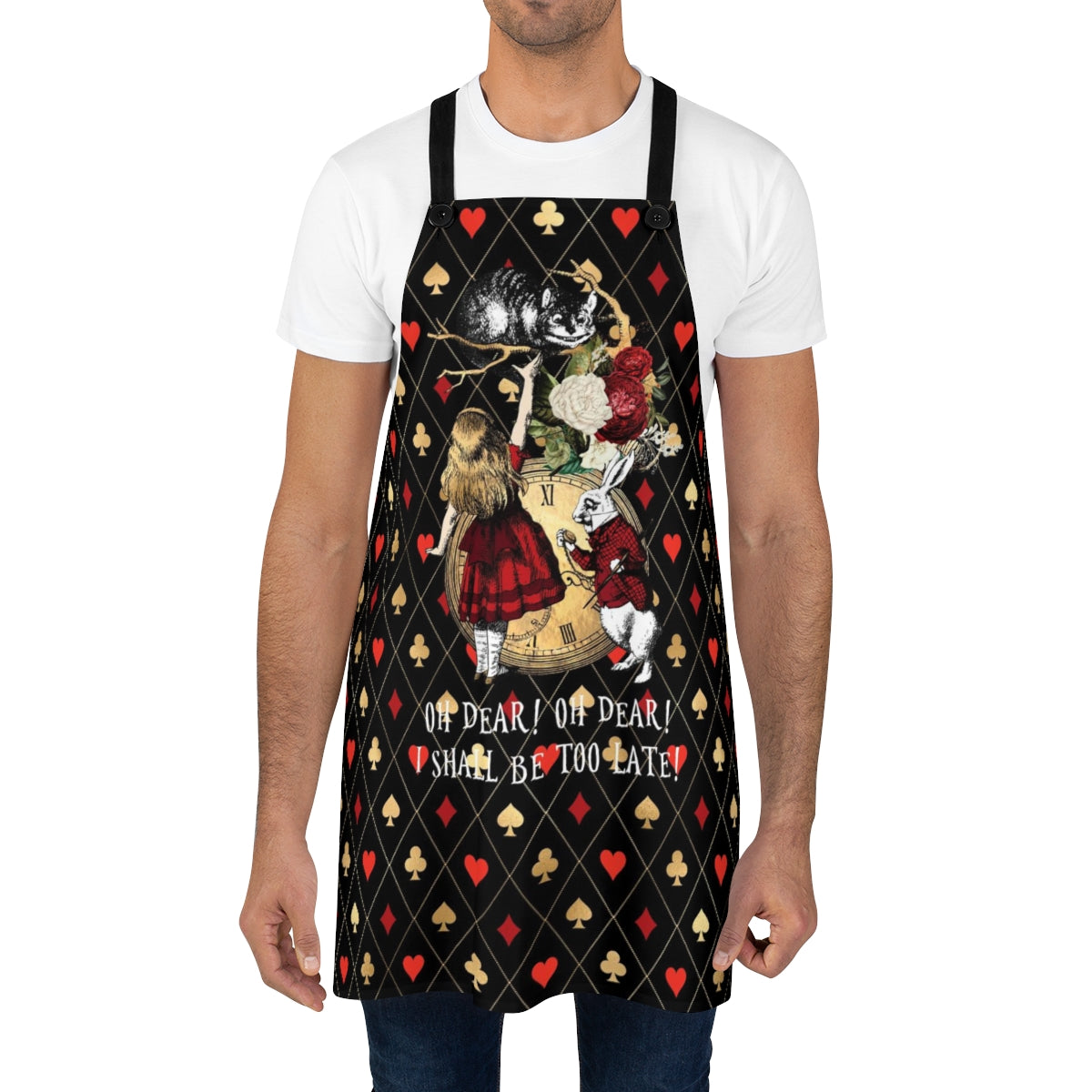 Custom Apron - Alice in Wonderland Gifts #32 Red Series