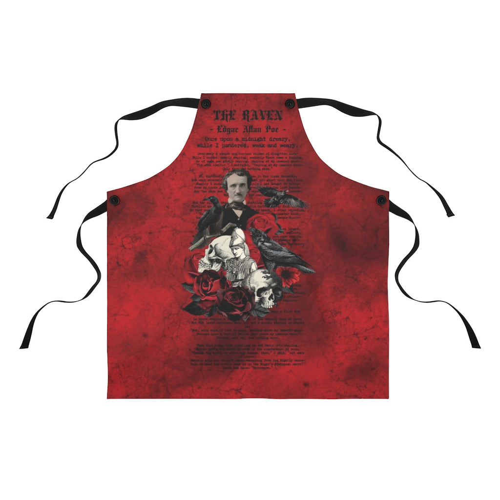 Custom Apron - Edgar Allan Poe Inspired #111 The Raven