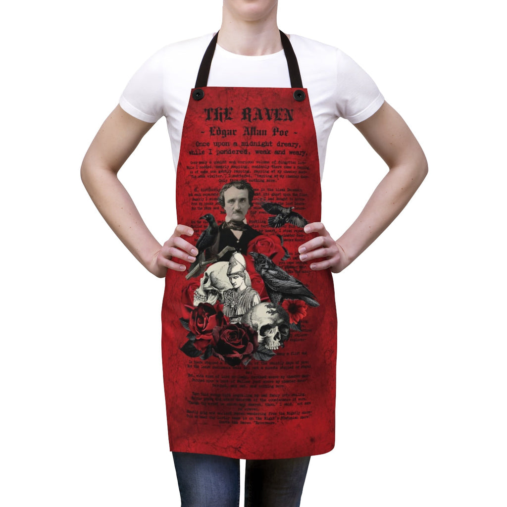 Custom Apron - Edgar Allan Poe Inspired #111 The Raven