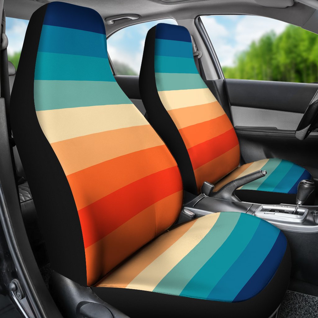 Custom Car Seat Covers - 70s Psychedelic #102 | Hippie Car 