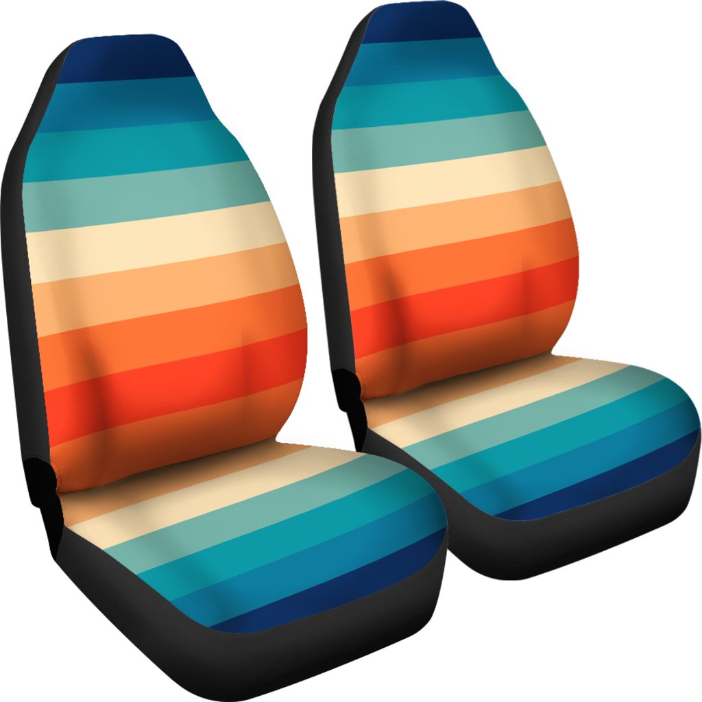 Custom Car Seat Covers - 70s Psychedelic #102 | Hippie Car 