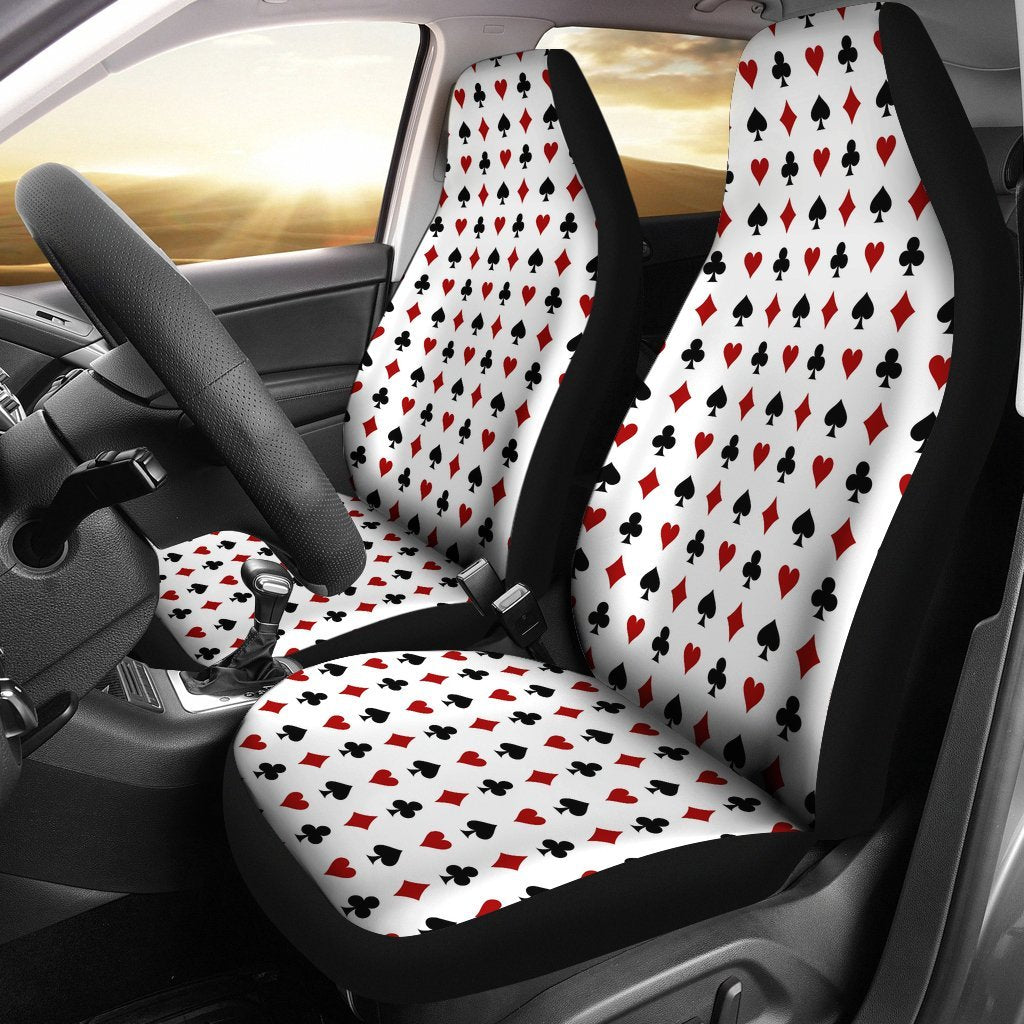 Custom Car Seat Covers - Aces Pattern #104 | Car Seat Covers