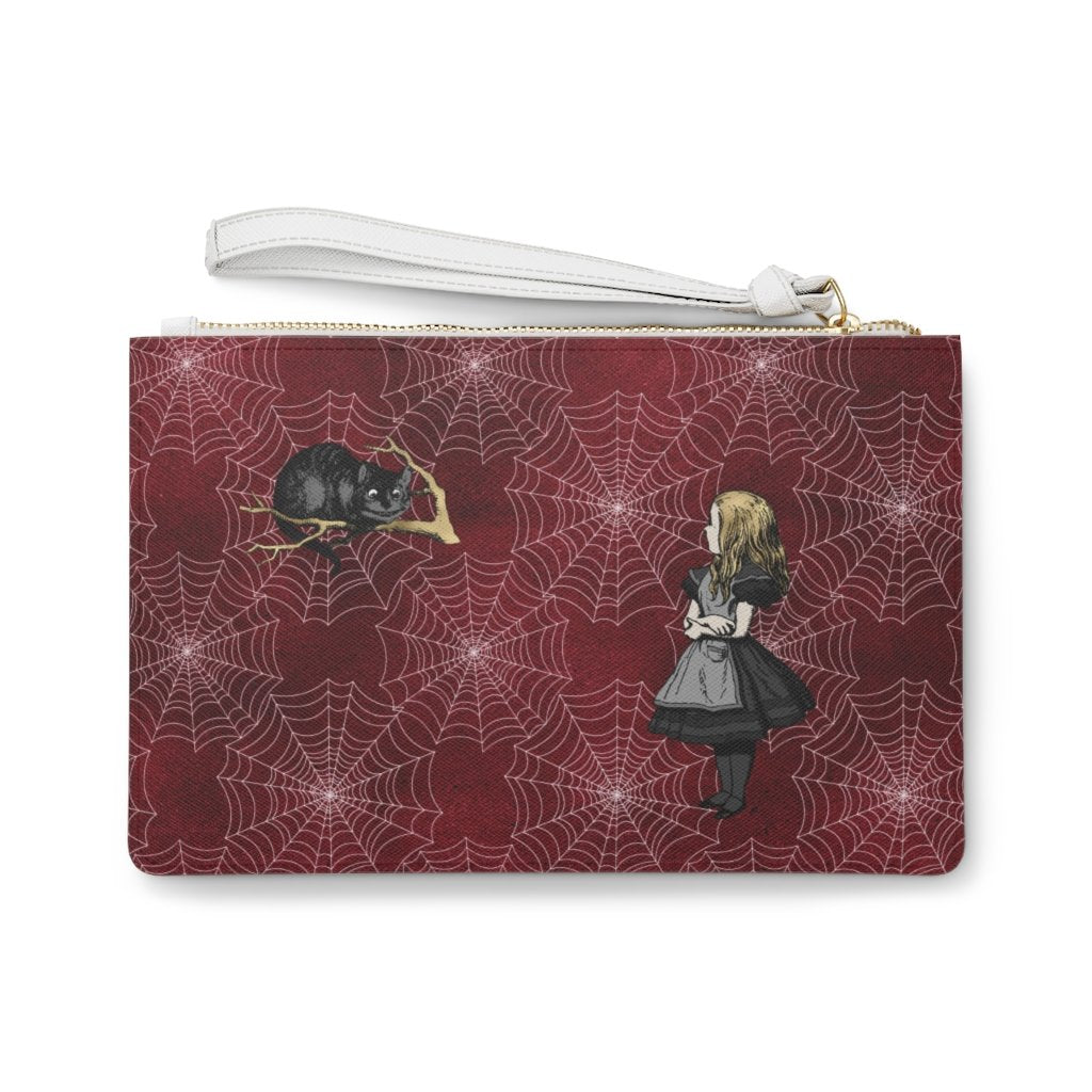 Custom Clutch Purse - Alice in Wonderland Gift # 101 Gray 