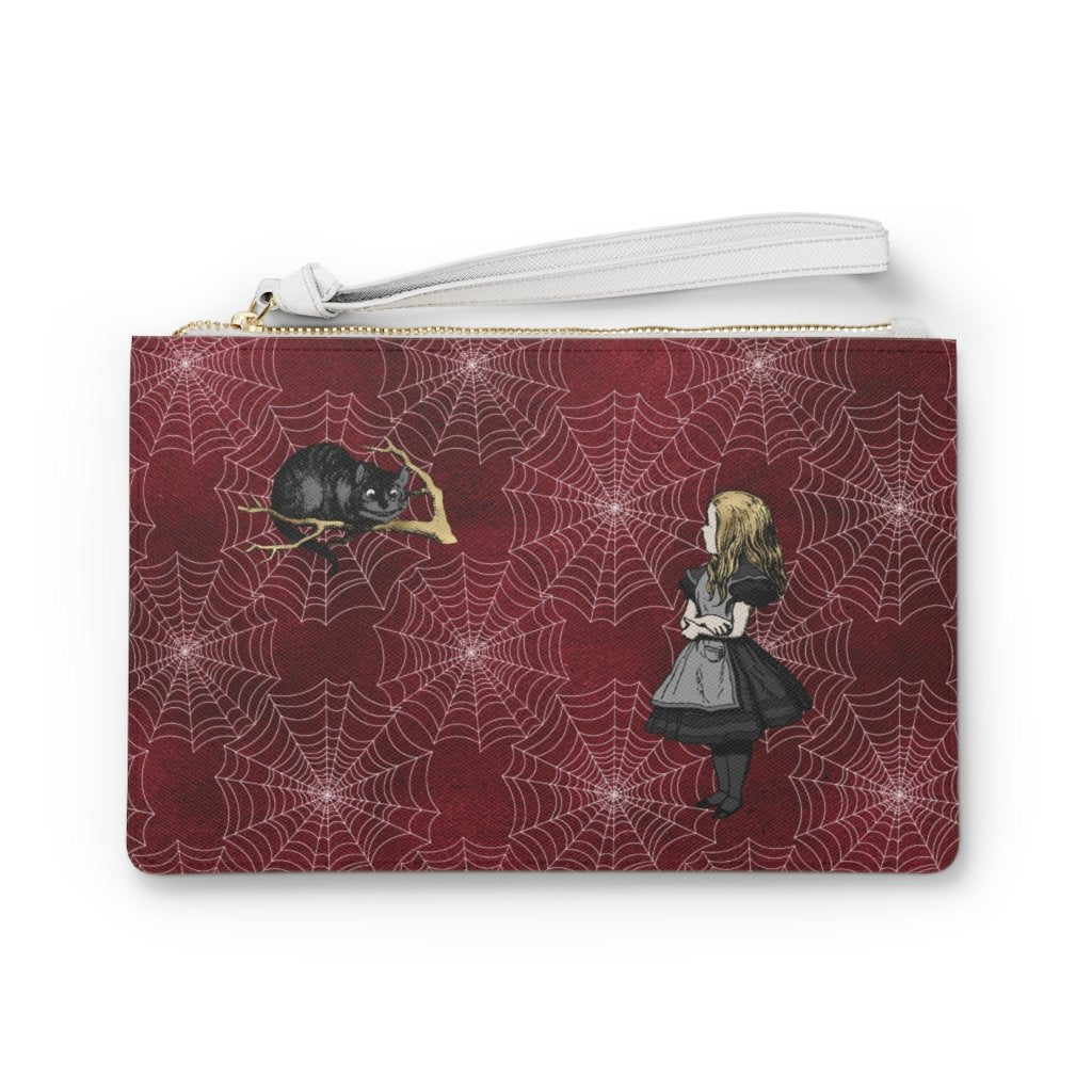 Custom Clutch Purse - Alice in Wonderland Gift # 101 Gray 