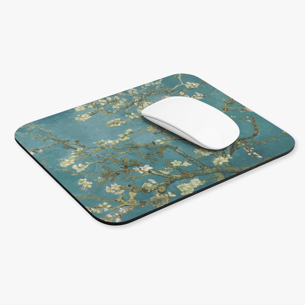 Custom Mouse Pad - Vintage Art | Vincent van Gogh: Almond 