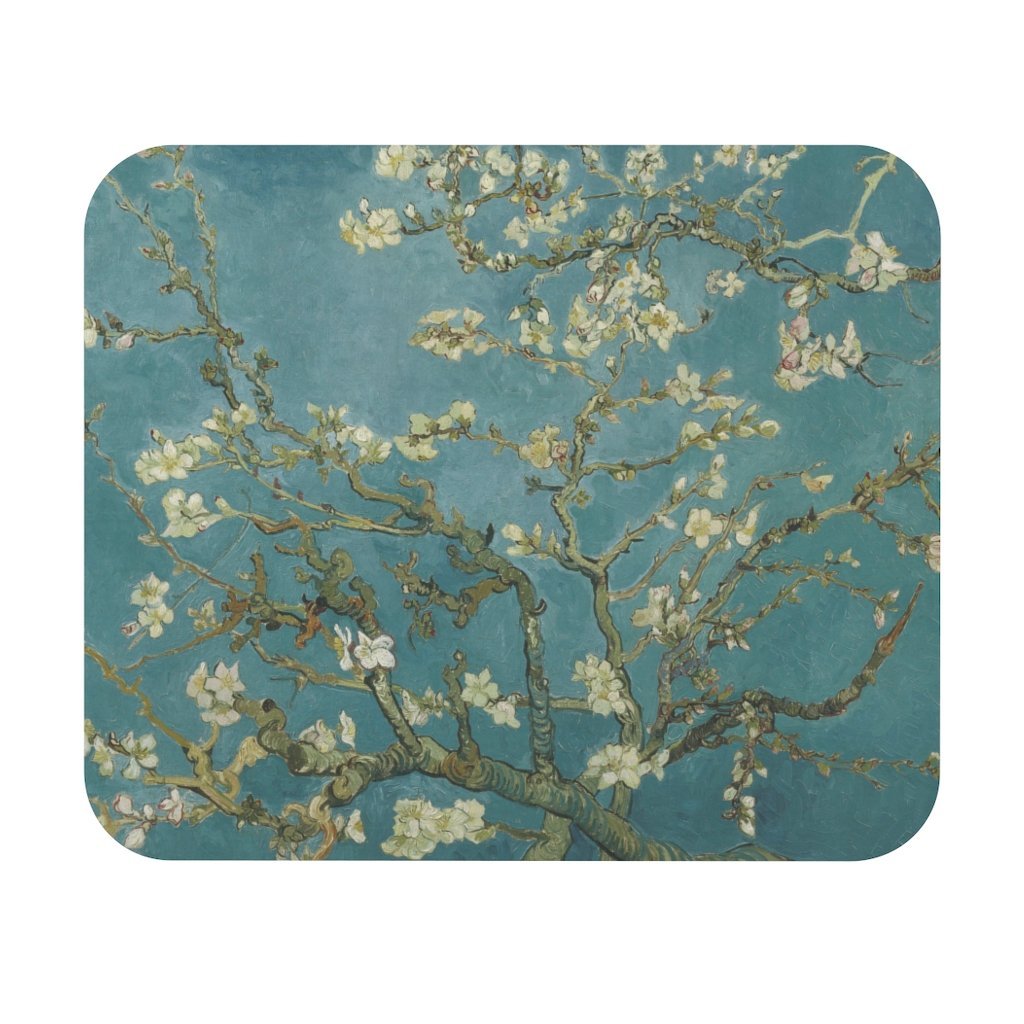 Custom Mouse Pad - Vintage Art | Vincent van Gogh: Almond 