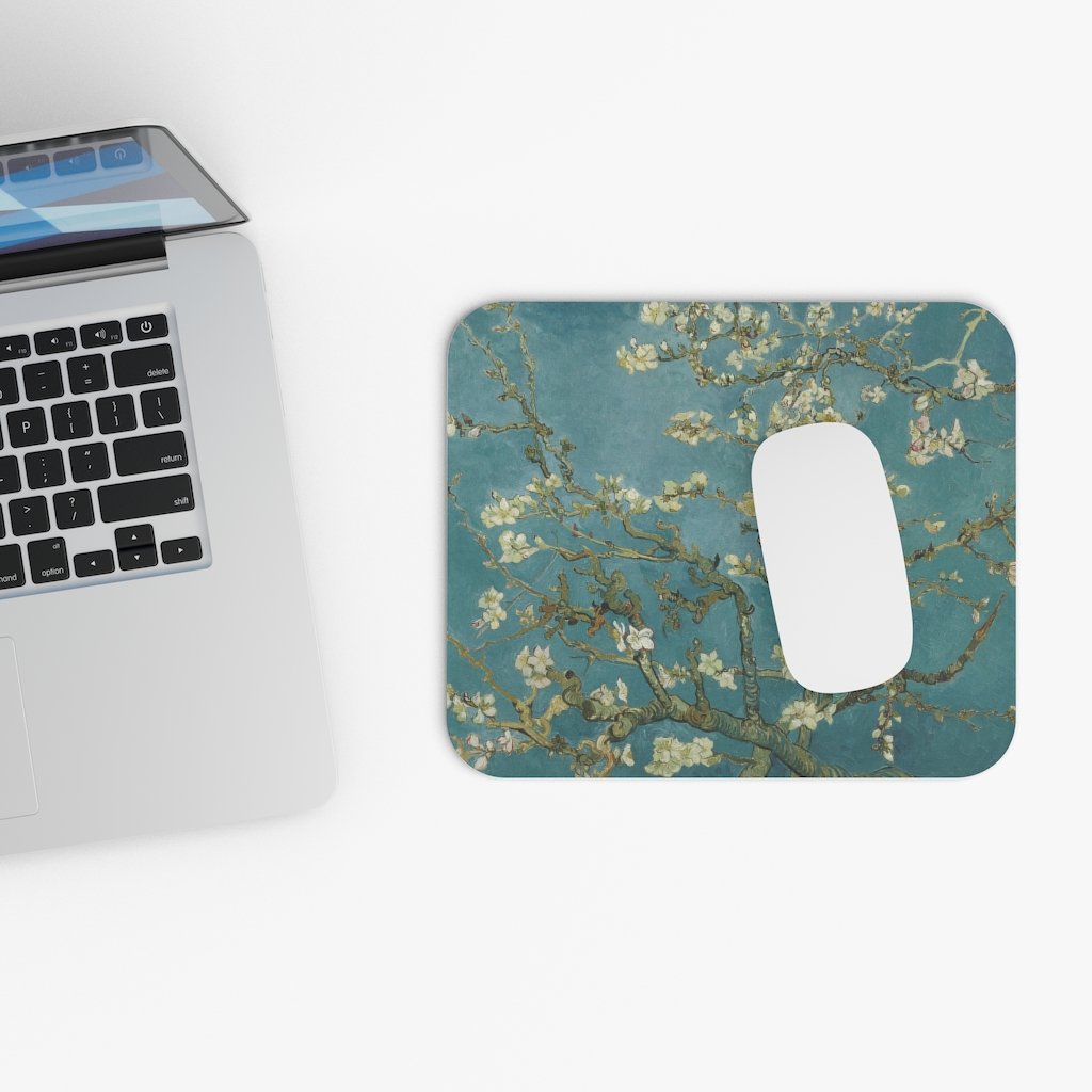 Custom Mouse Pad - Vintage Art | Vincent van Gogh: Almond 