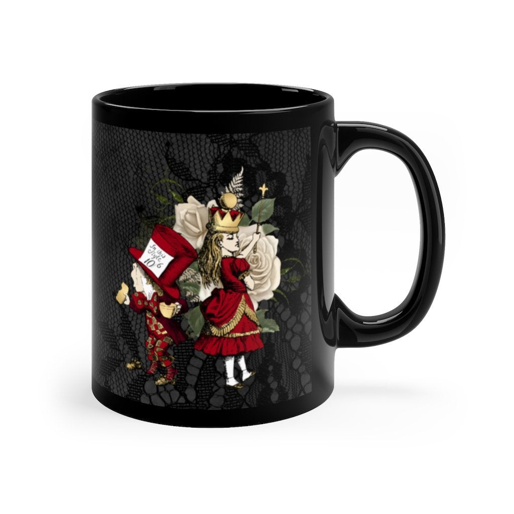 Custom Mug 11oz - Alice in Wonderland Gifts 36 Red Series 