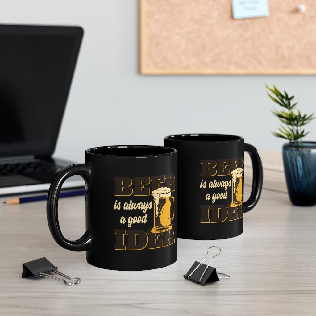 Custom Mug 11oz - Beer is Always a Good Idea | ACES INFINITY