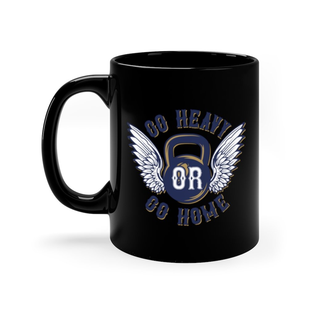Custom Mug 11oz - Go Heavy or Go Home | ACES INFINITY