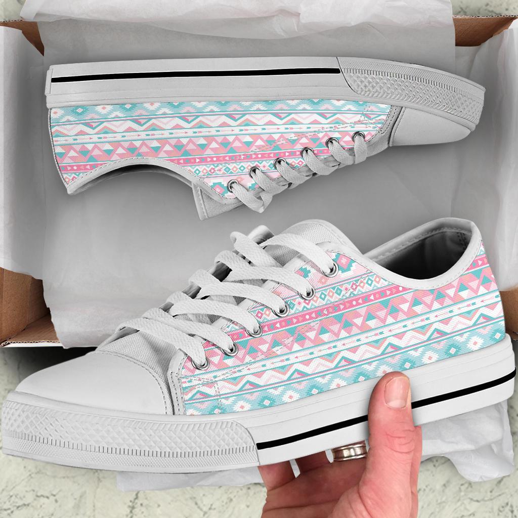 Custom Sneakers-Aztec Design 107 | ACES INFINITY