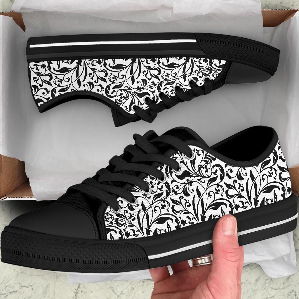 Custom Sneakers-Black and White Series 122 | ACES INFINITY