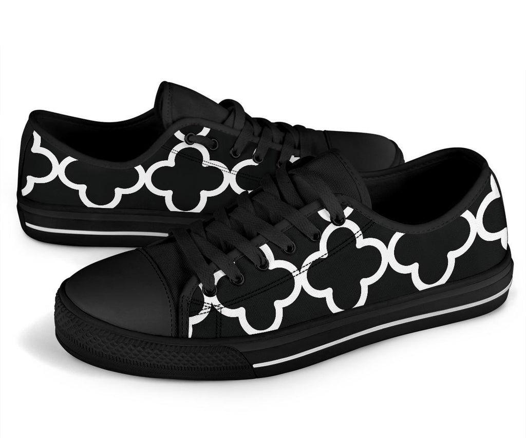 Custom Sneakers-Black and White Series 127 | ACES INFINITY