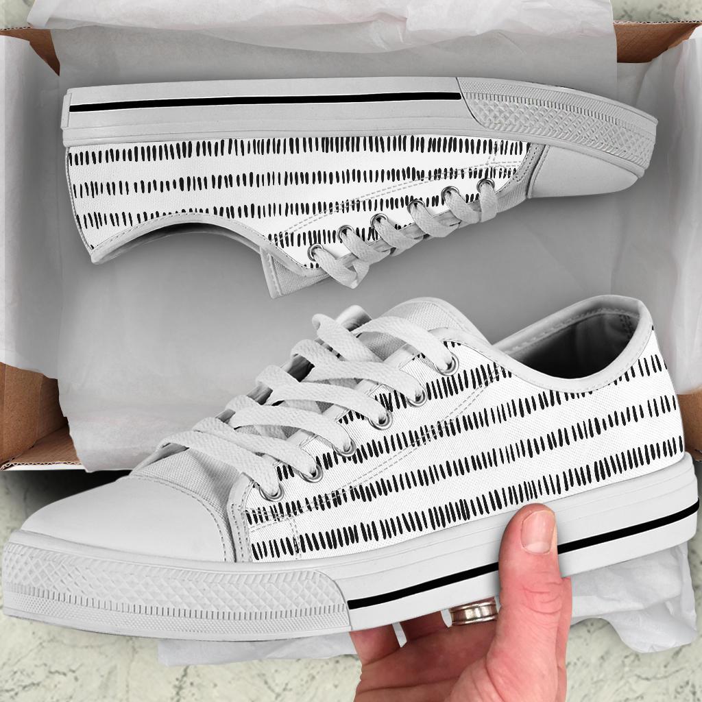 Custom Sneakers-Doodle Series 105 White | ACES INFINITY