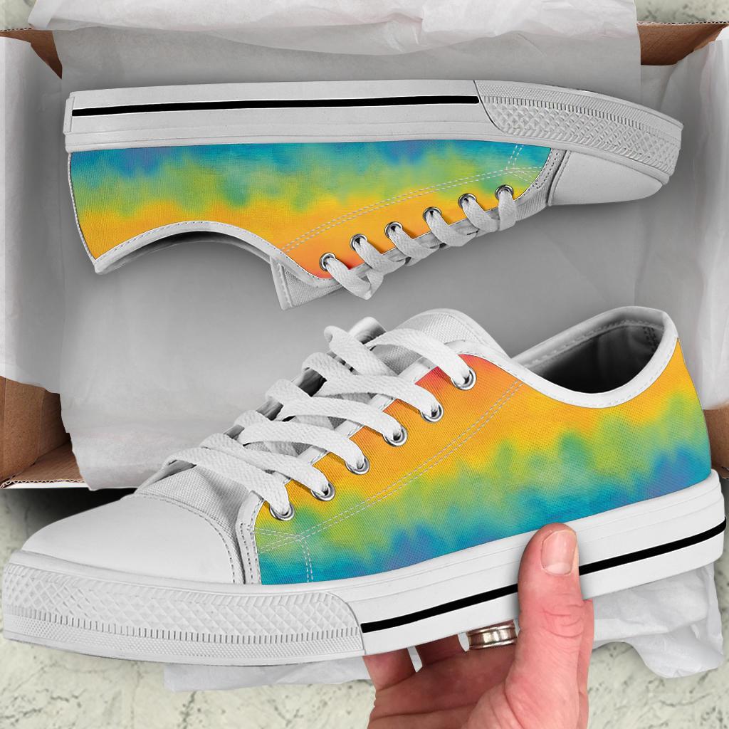 Custom Sneakers-Tie Dye Print 126 | ACES INFINITY