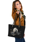 Custom Tote Bag (Vegan Leather) - Edgar Allan Poe Inspired