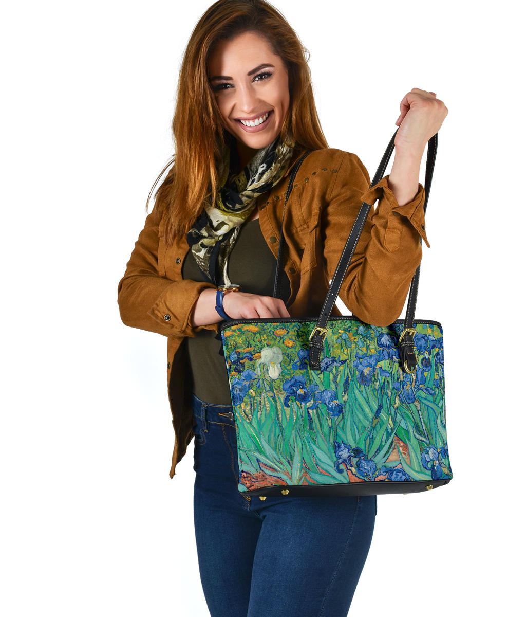 Custom Tote Bag (Vegan Leather) - Vintage Art | Vincent van