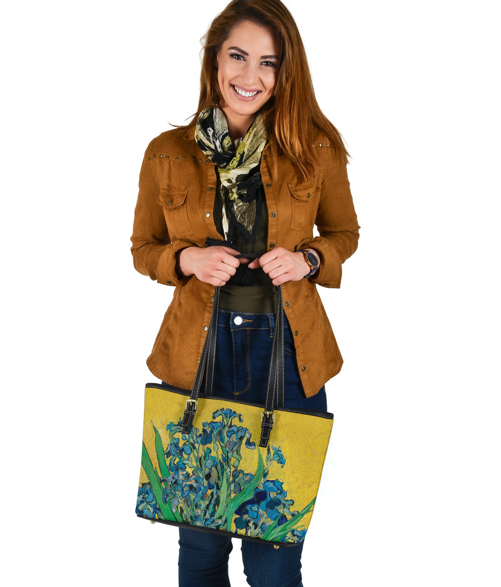Custom Tote Bag (Vegan Leather) - Vintage Art | Vincent van
