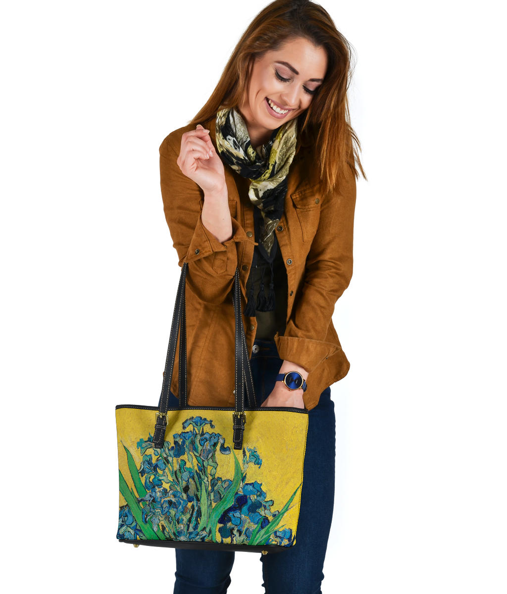 Custom Tote Bag (Vegan Leather) - Vintage Art | Vincent van