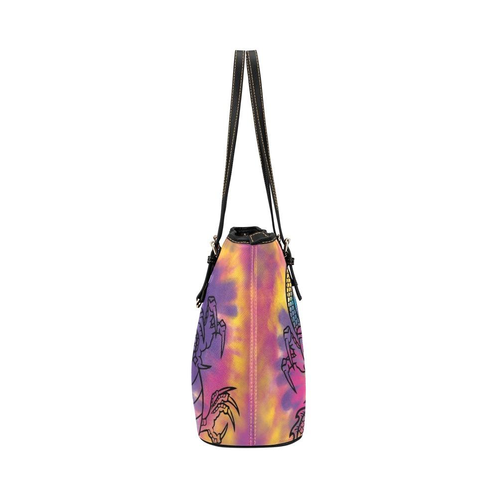 Custom Vegan Leather Tote Bag-Dragon 103 | ACES INFINITY