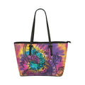Custom Vegan Leather Tote Bag-Dragon 103 | ACES INFINITY